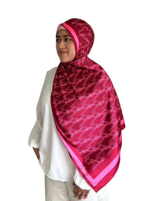 Hawa Maroon Exclusive Monogram